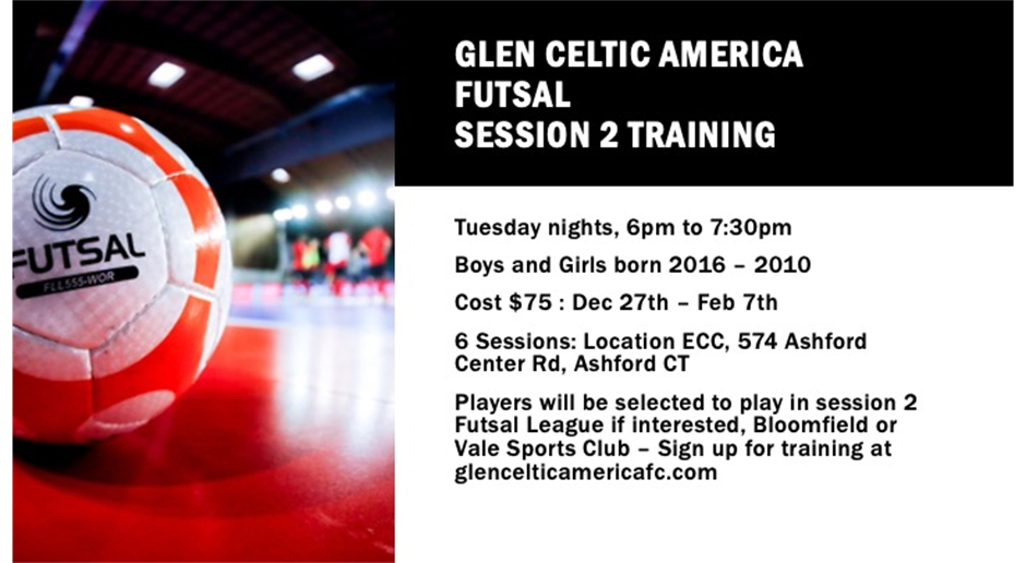 Glen Celtic America Futsal Training Session 2